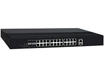 Industrial 24-Port 10/100/1000M RJ45 and 4-Port 10G SFP+ Managed Switch