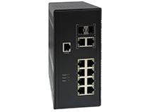 Industrial 8-Port 10/100/1000M PoE+ and 2-Port SFP/RJ45 Combo Managed Switch