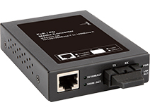 10/100/1000Base-T(X) to 1000Base-SX/LX PoE/PD Media Converter