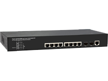 8-Port 10/100/1000M RJ45 and 2-Port 1G SFP L2+ Managed Switch