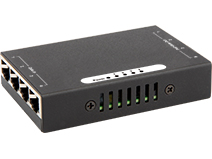 4 Pair-Ports Gigabit PoE+ Injector