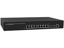 8-Port 100M/1G/2.5G PoE+ and 2-Port 10G SFP+ L2+ Managed Switch